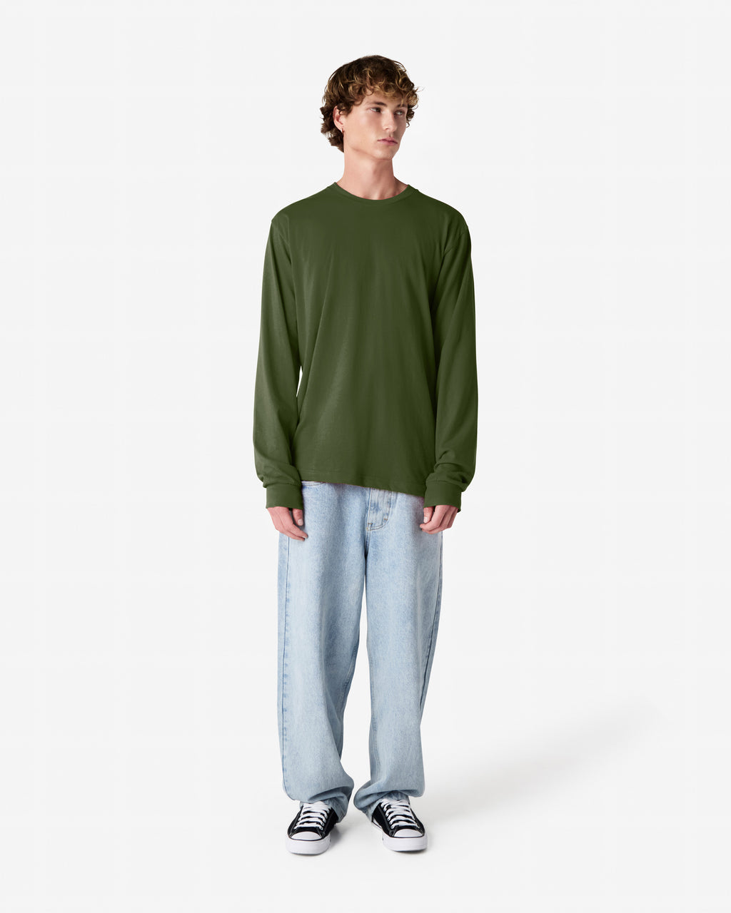 2007 American Apparel Cotton Long Sleeve Fine Jersey T-shirt