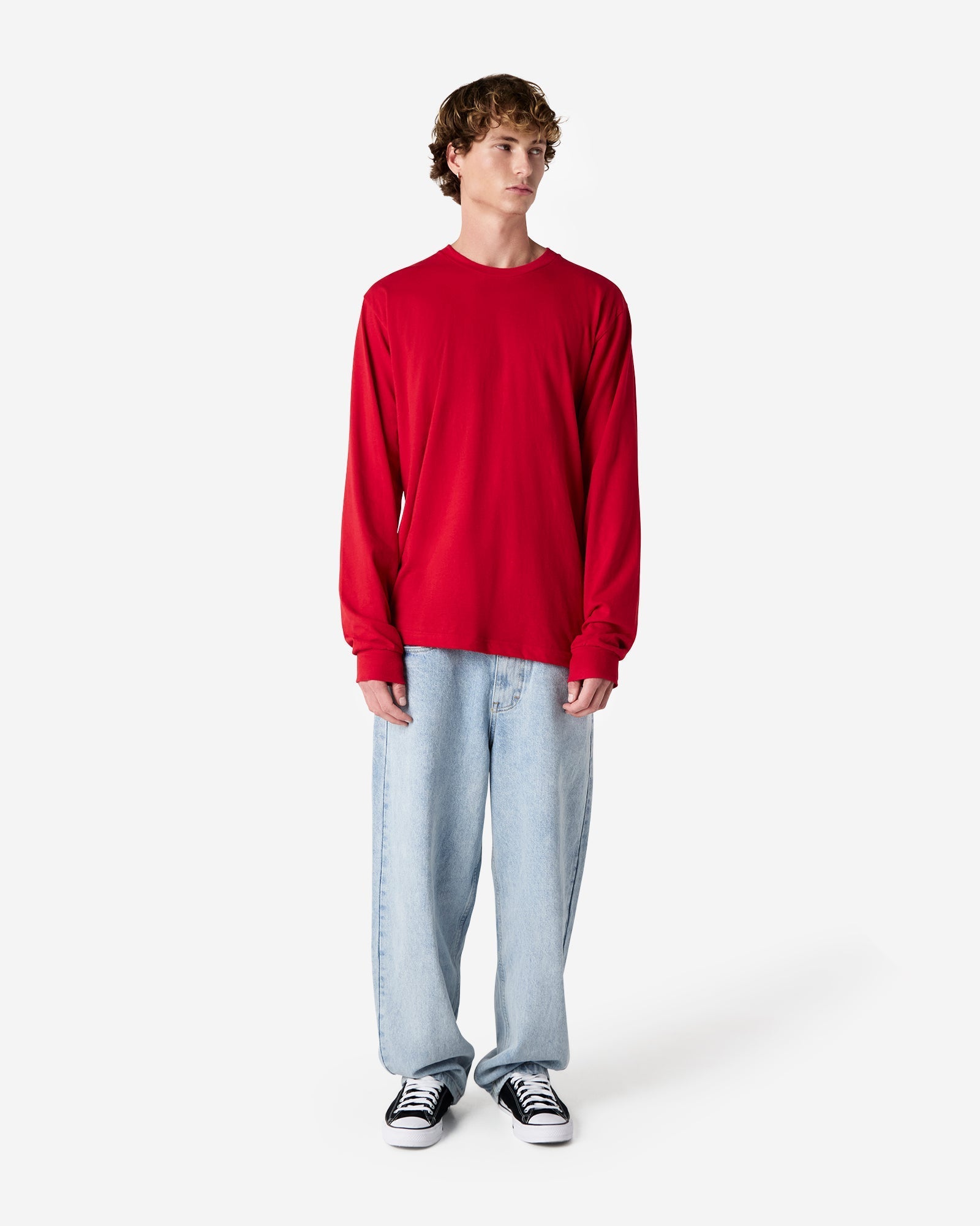 2007 American Apparel Cotton Long Sleeve Fine Jersey T-shirt
