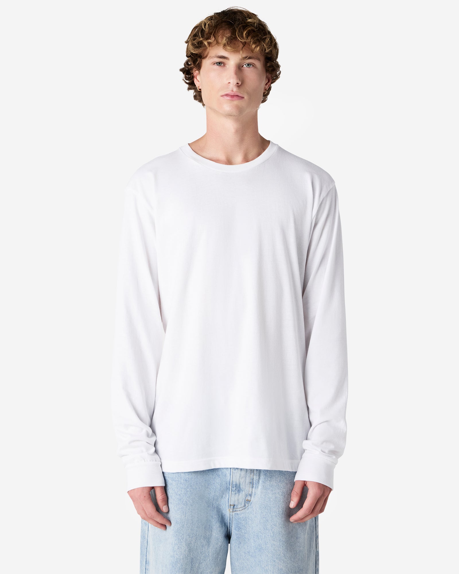 2007 American Apparel Cotton Long Sleeve Fine Jersey T-shirt