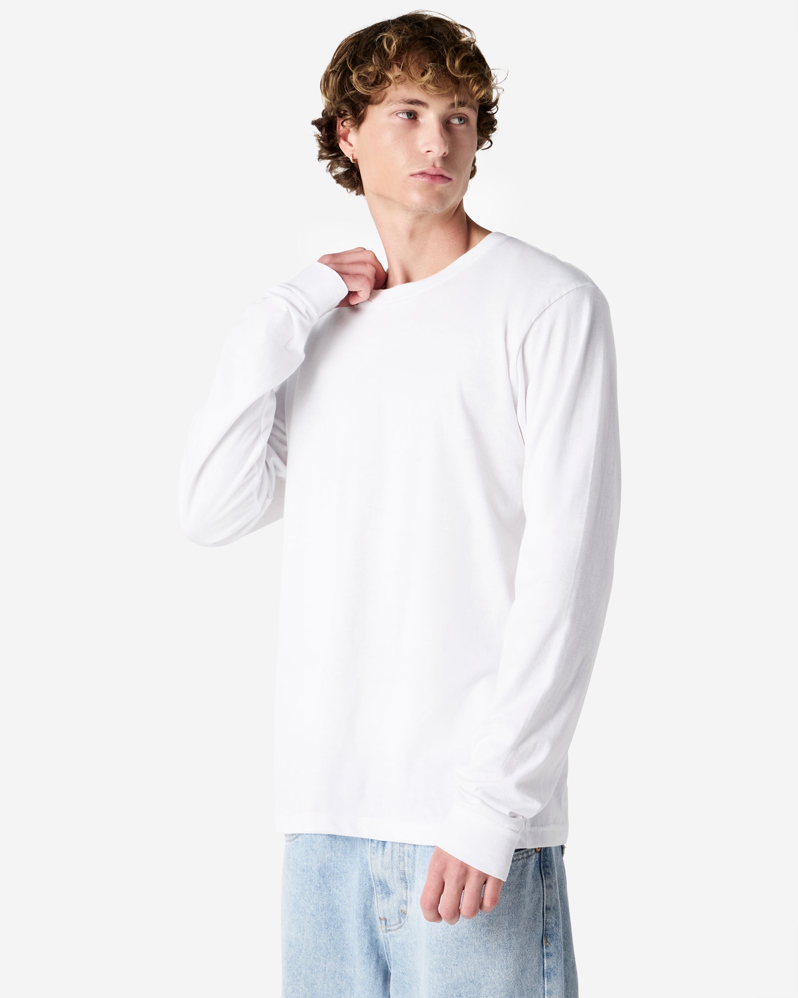 2007 American Apparel Cotton Long Sleeve Fine Jersey T-shirt