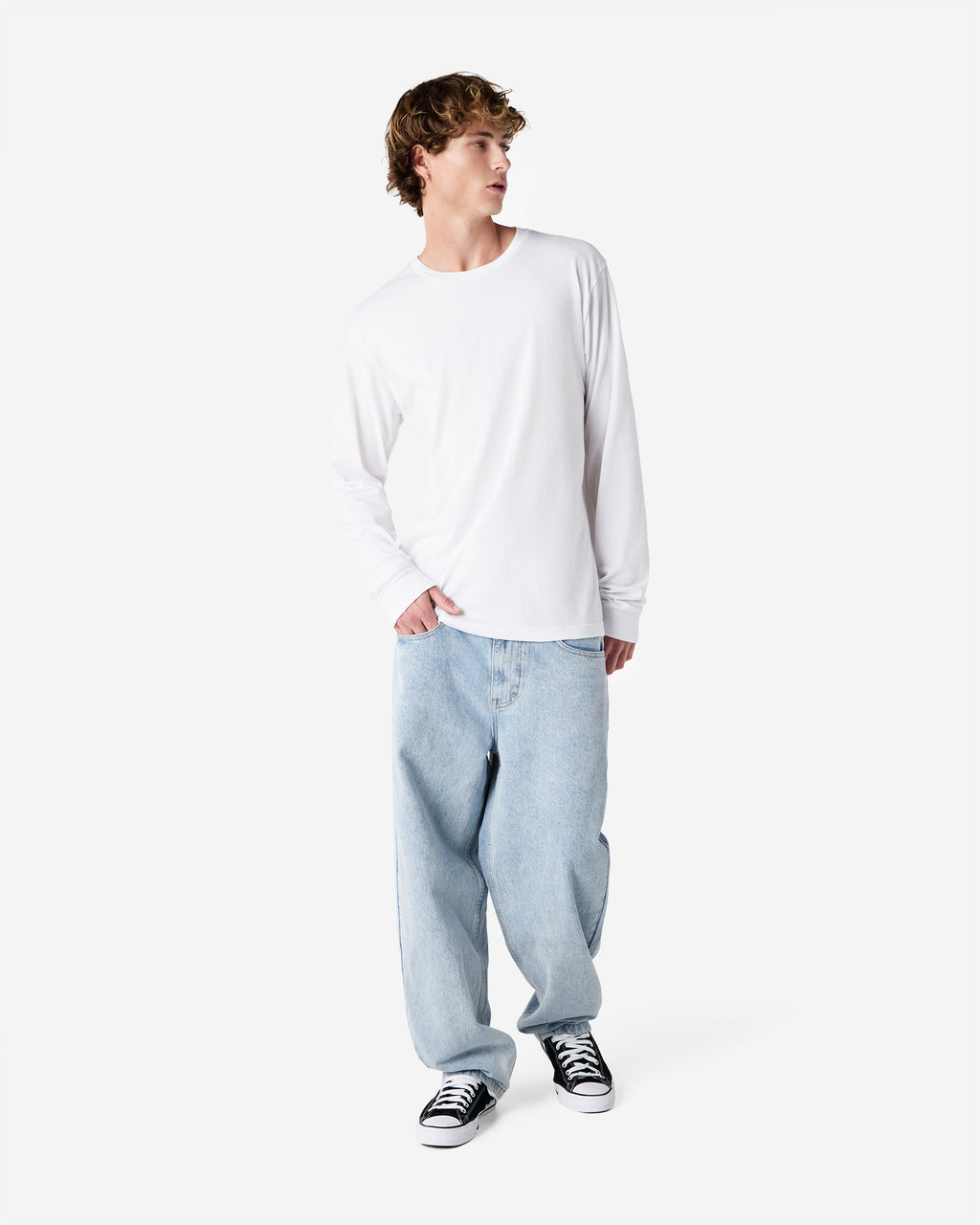 2007 American Apparel Cotton Long Sleeve Fine Jersey T-shirt