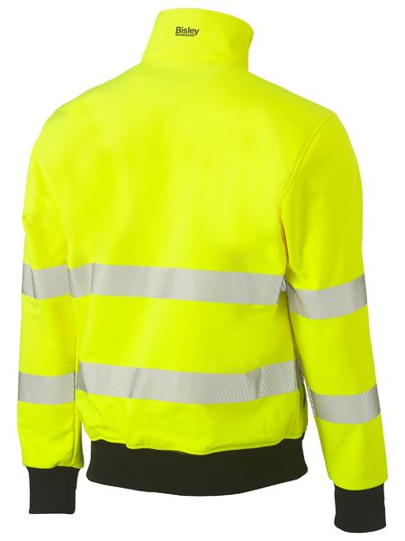 Bisley Taped Hi Vis Soft Shell Bomber Jacket - BJ6979T