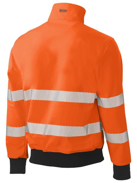 Bisley Taped Hi Vis Soft Shell Bomber Jacket - BJ6979T