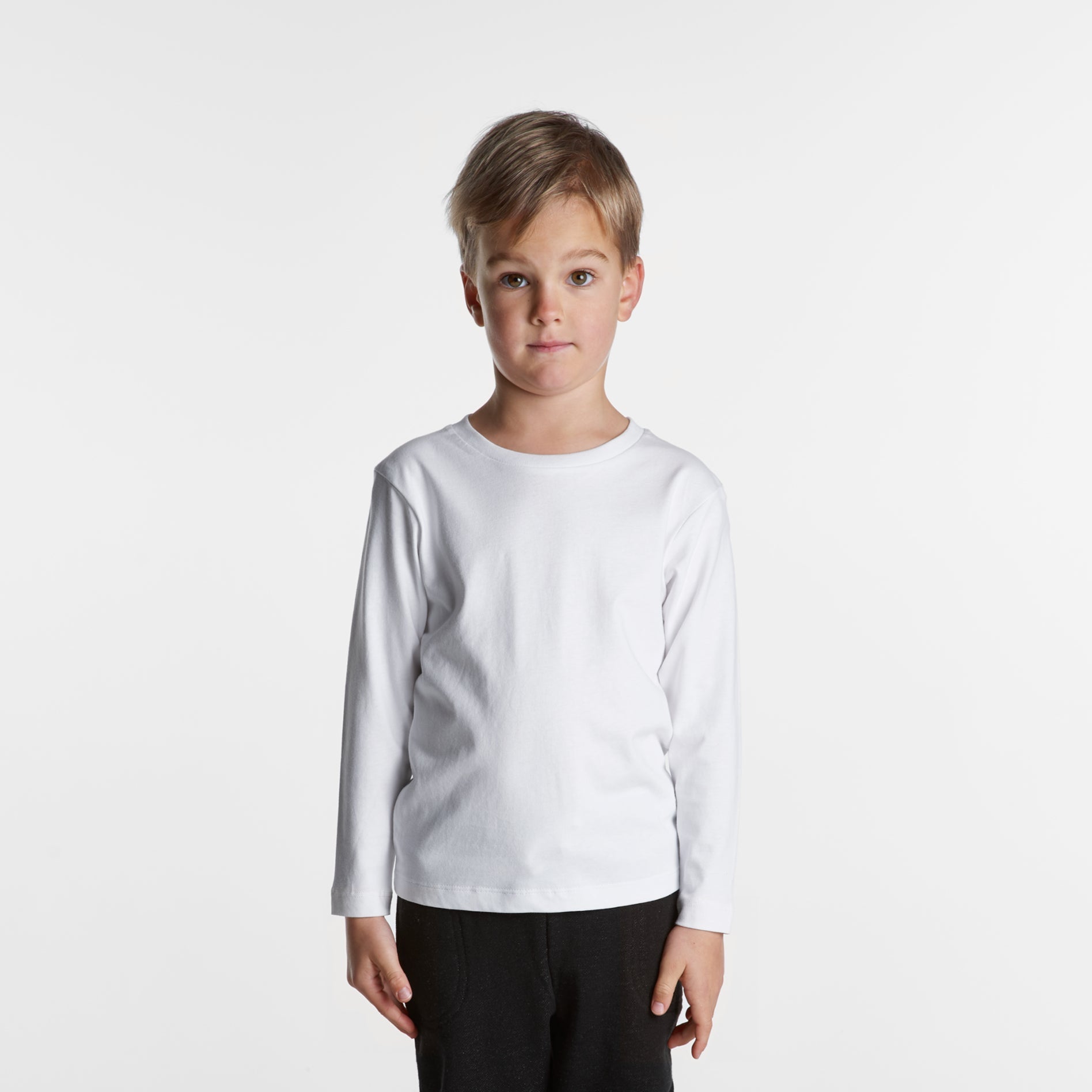 3007 KIDS STAPLE LS TEE