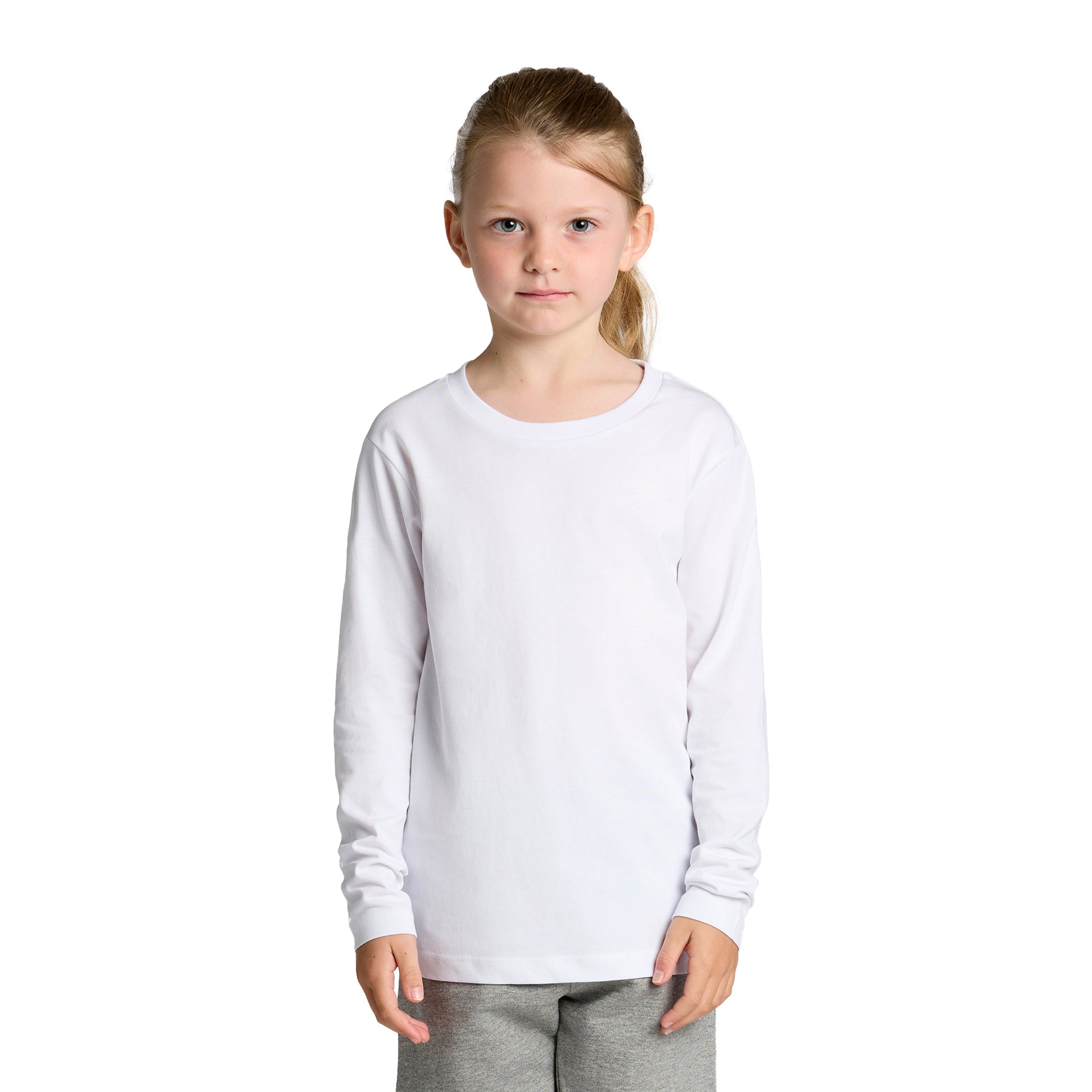 3007 KIDS STAPLE LS TEE