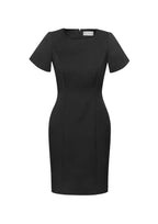 30112 Womens Cool Stretch Short Sleeve Shift Dress