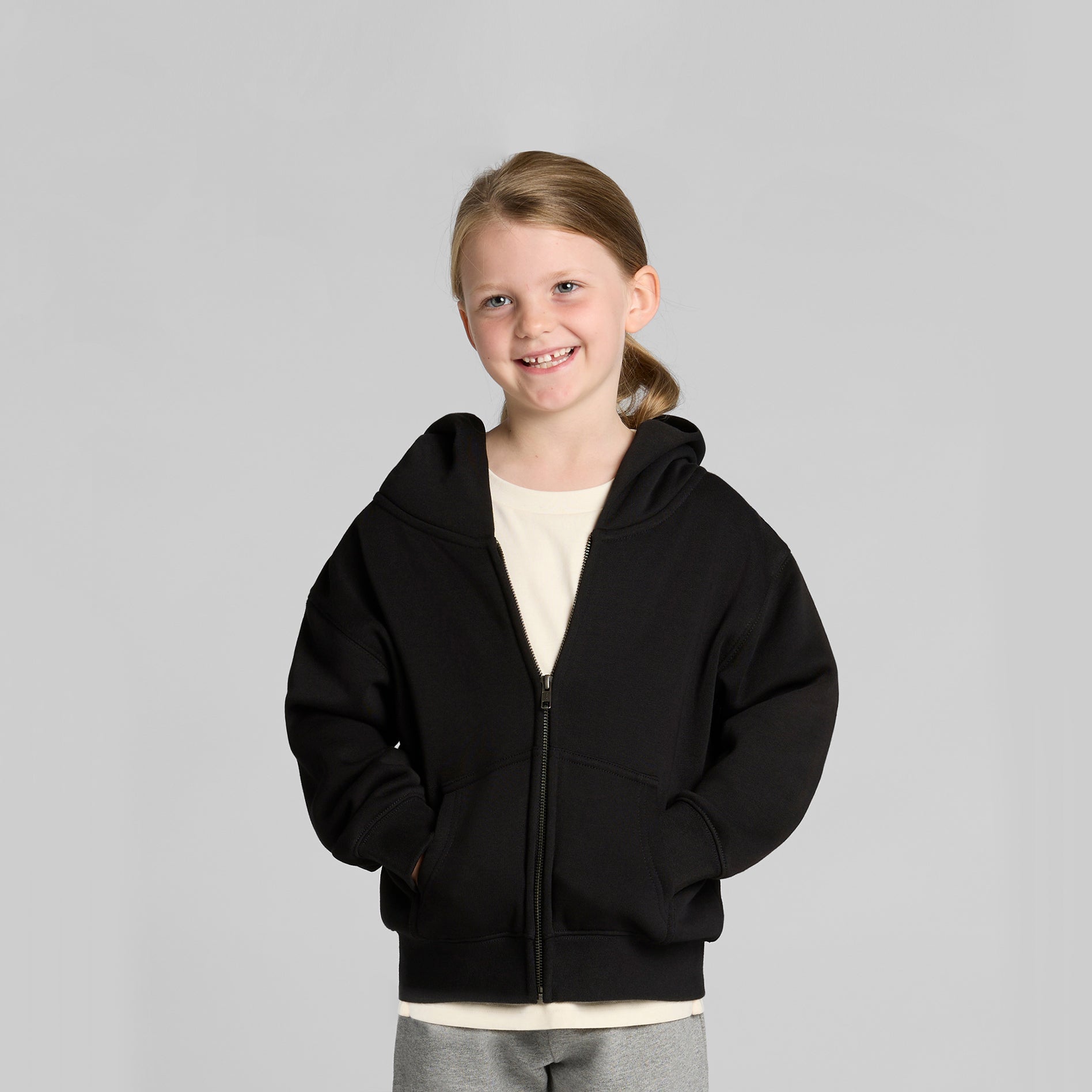 3038 KIDS RELAX ZIP HOOD
