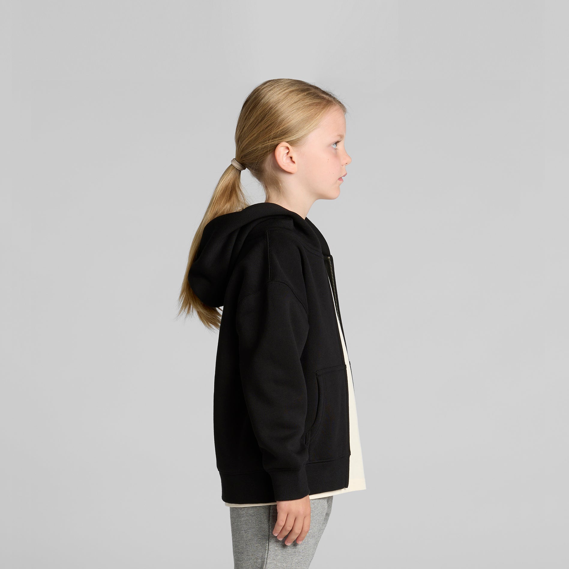 3038 KIDS RELAX ZIP HOOD