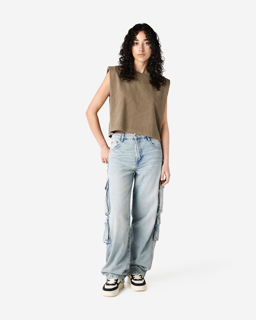 307GD American Apparel Women's Muscle T-shirt