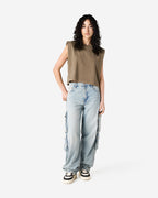 307GD American Apparel Women's Muscle T-shirt