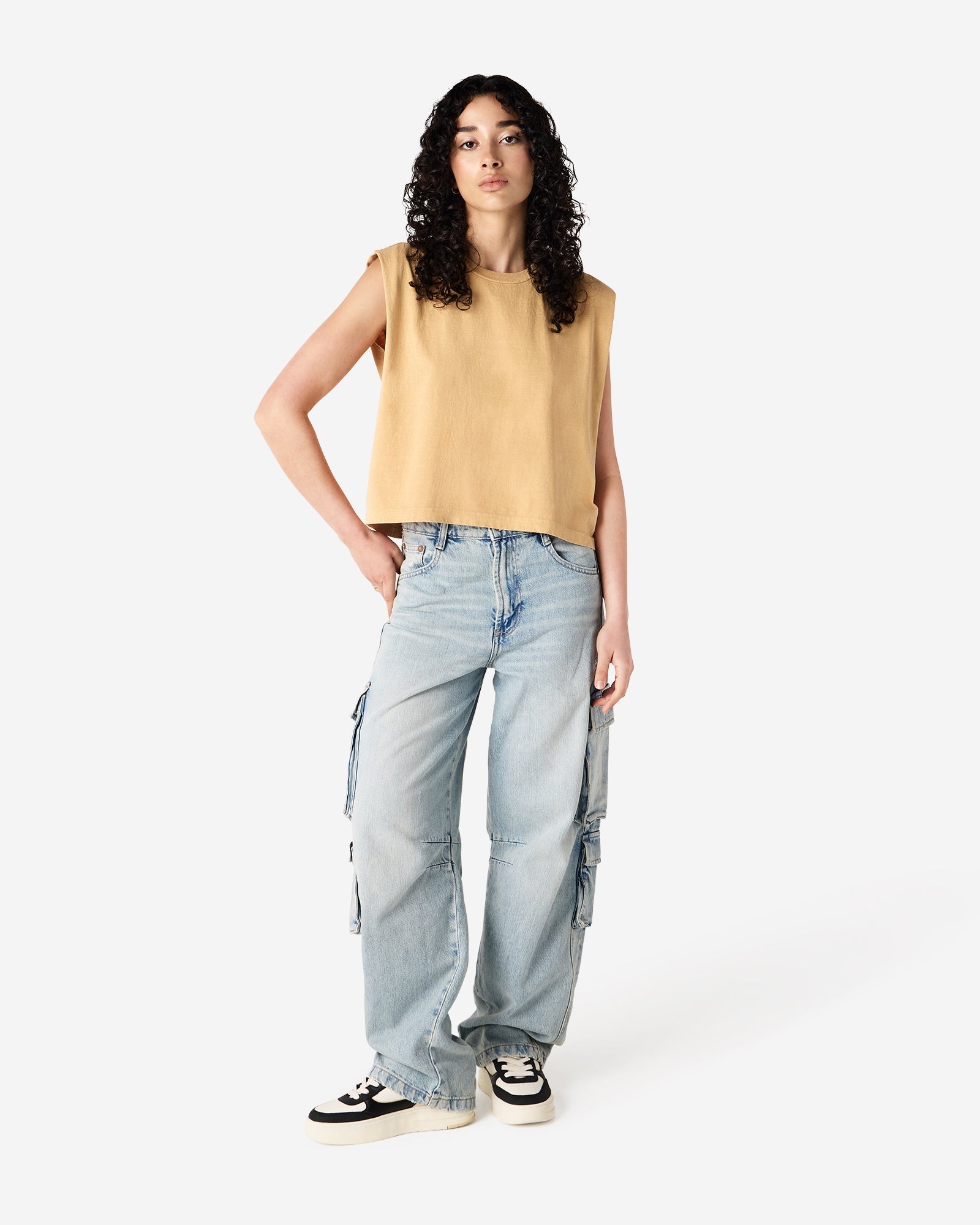 307GD American Apparel Women's Muscle T-shirt