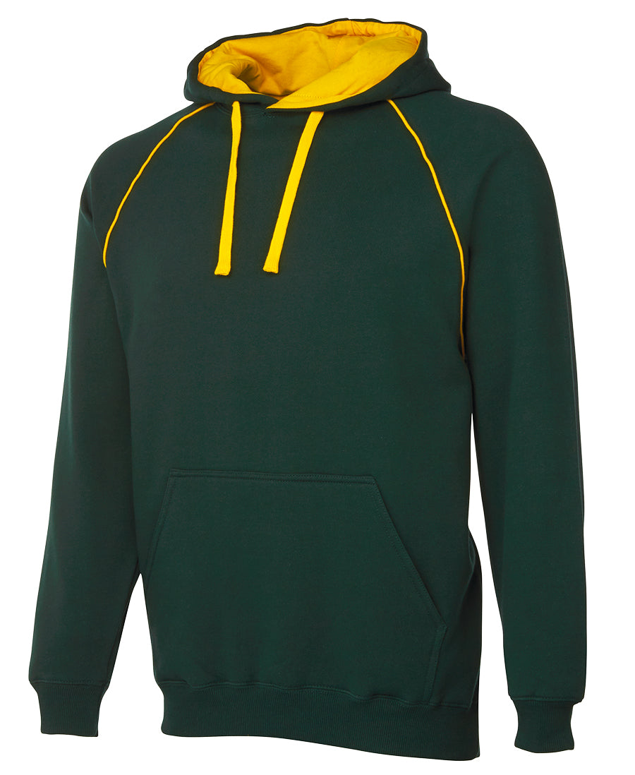 CONTRAST FLEECY HOODIE - ADULTS 3CFH