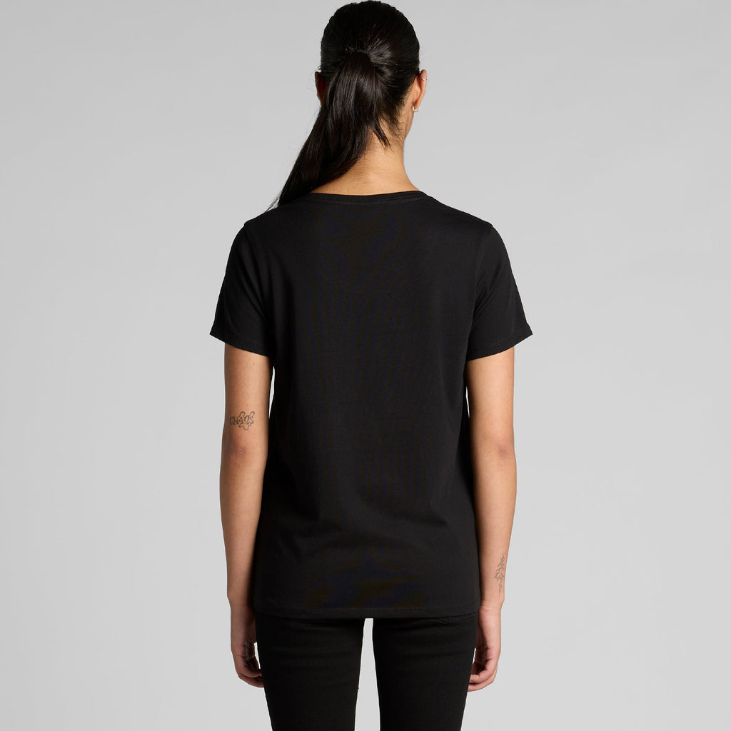 4019 WOS MAPLE SCOOP TEE