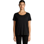 4019 WOS MAPLE SCOOP TEE