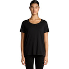 4019 WOS MAPLE SCOOP TEE