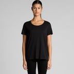4019 WOS MAPLE SCOOP TEE