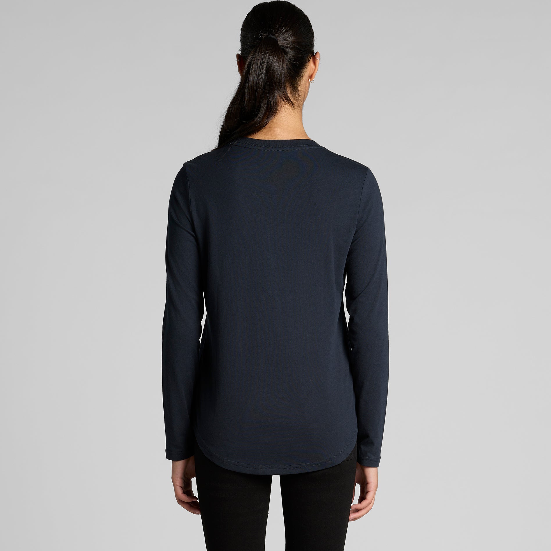4021 WOS MAPLE CURVE LS TEE