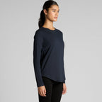 4021 WOS MAPLE CURVE LS TEE