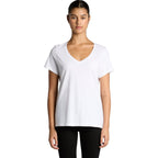 4023 WOS MAPLE V NECK TEE