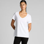 4023 WOS MAPLE V NECK TEE