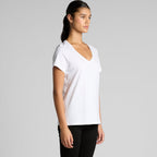 4023 WOS MAPLE V NECK TEE