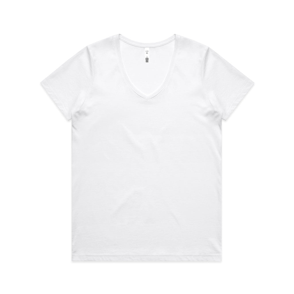 4023 WOS MAPLE V NECK TEE