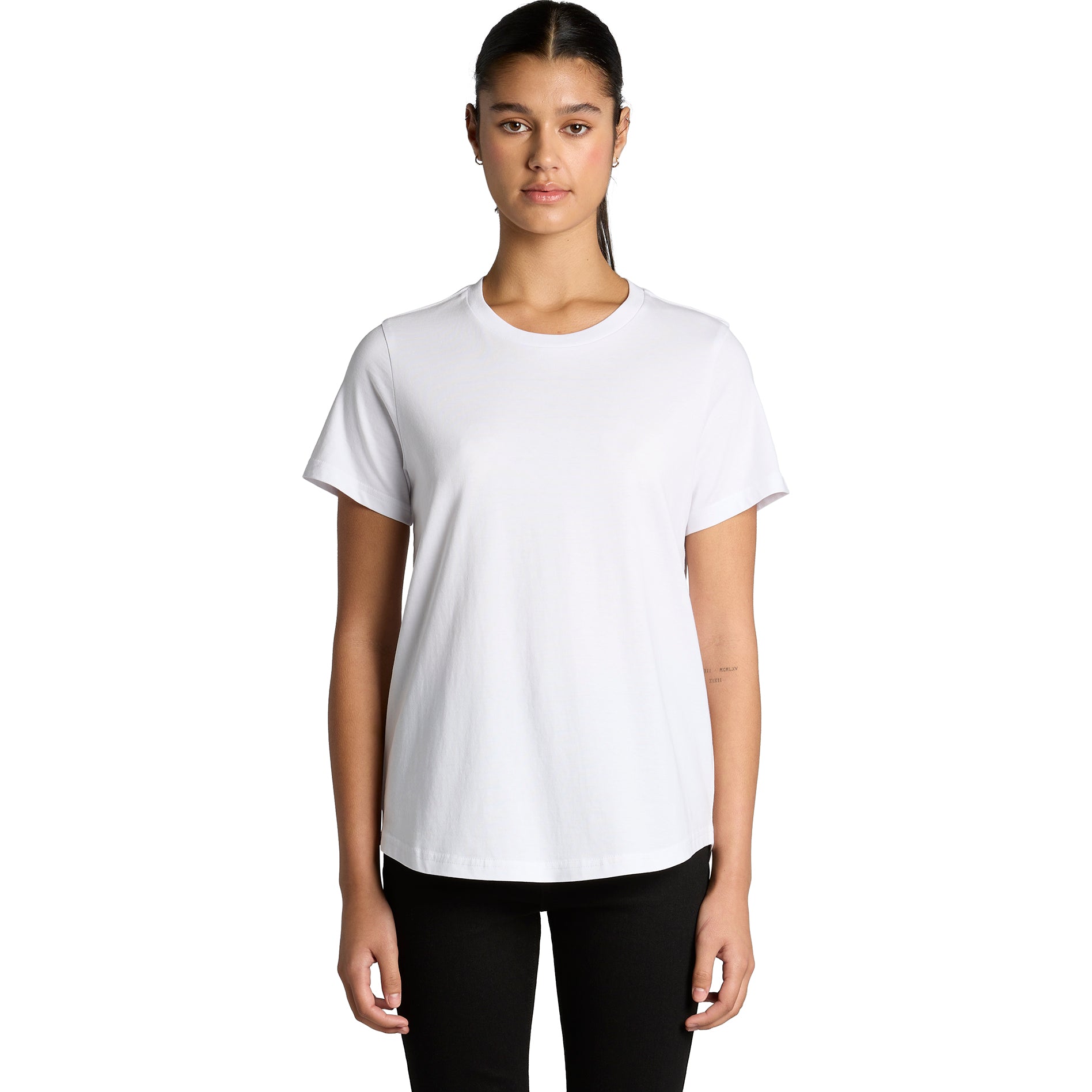 4024 WOS MAPLE CURVE TEE