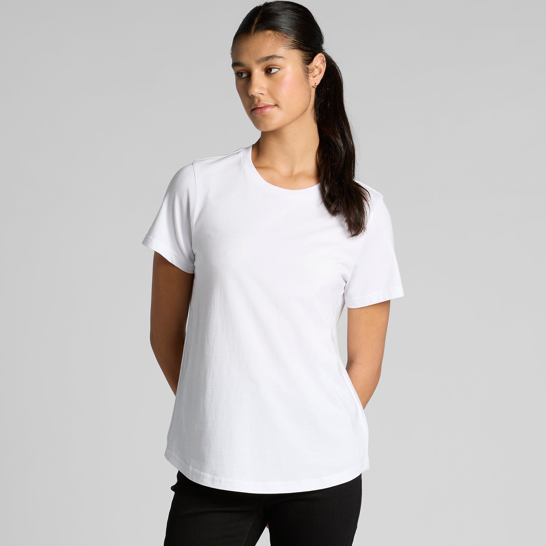 4024 WOS MAPLE CURVE TEE