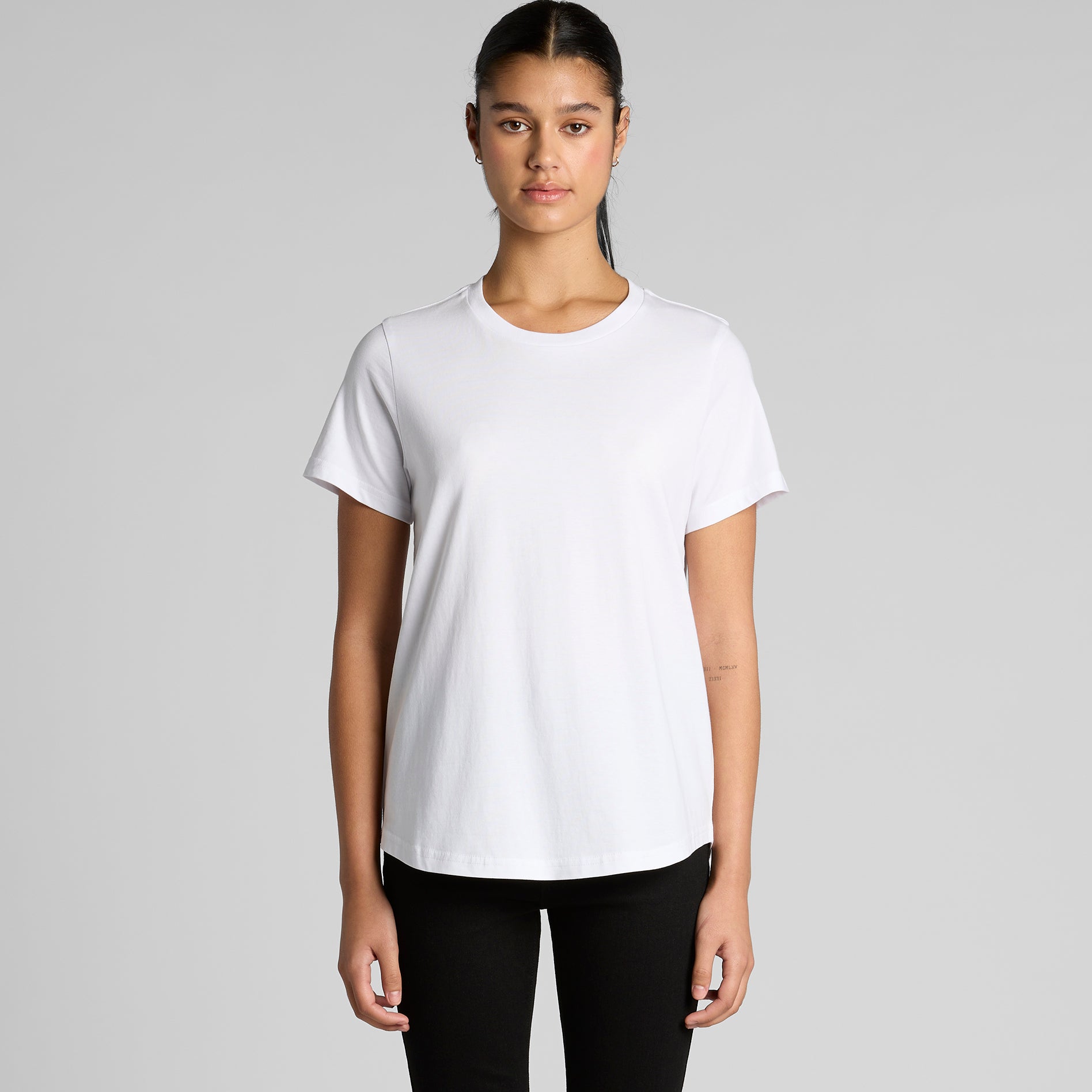 4024 WOS MAPLE CURVE TEE