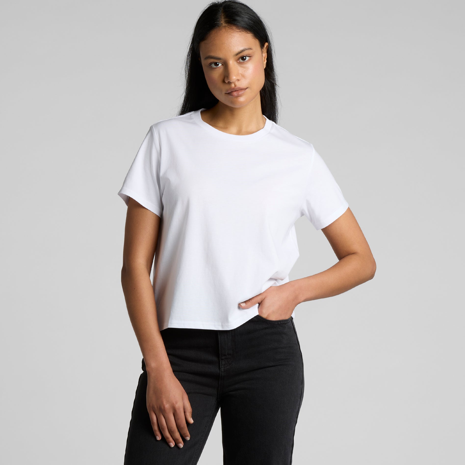 4025 Wo's Maple Minus Tee [-8cm]