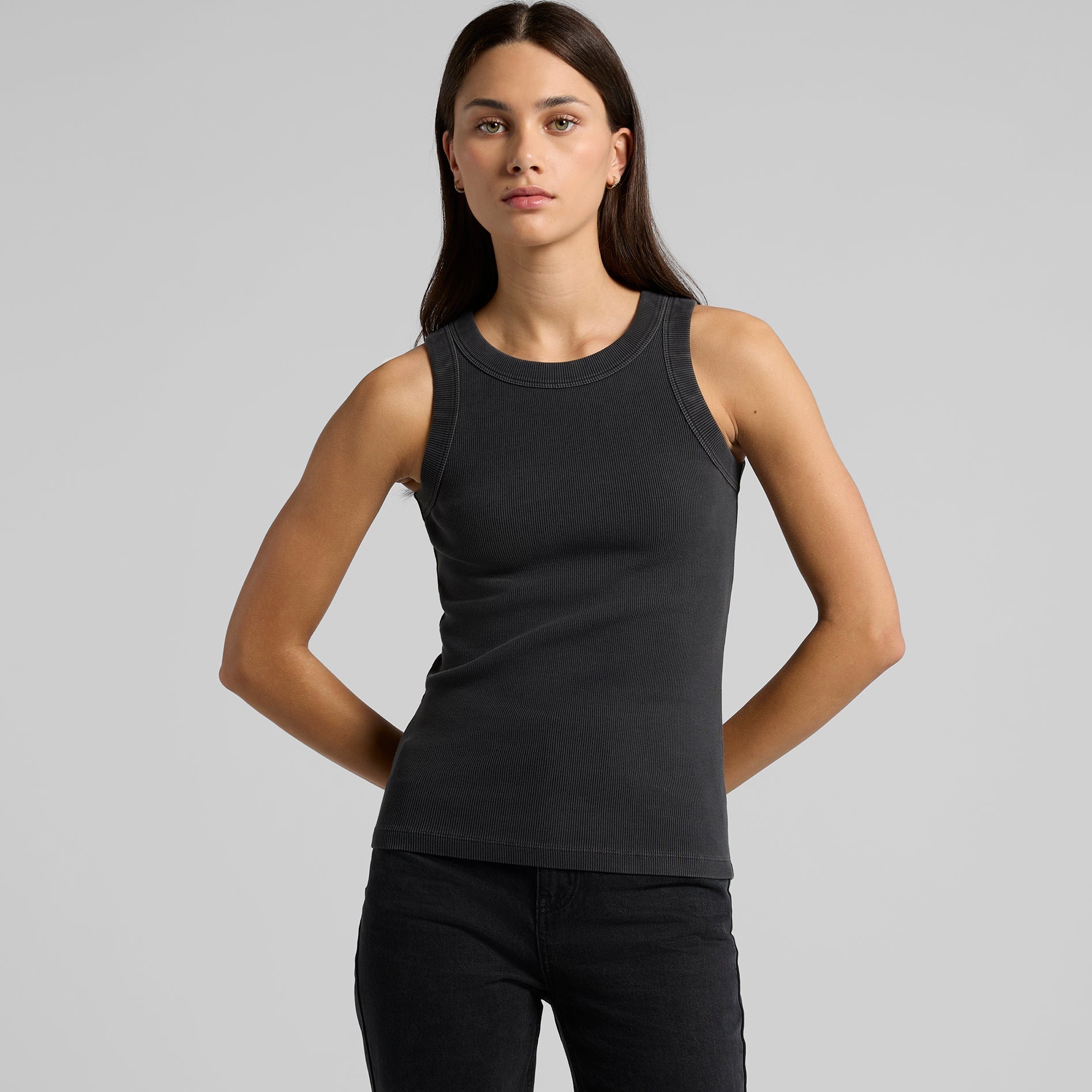 4034 FADED ORGANIC RIB TANK