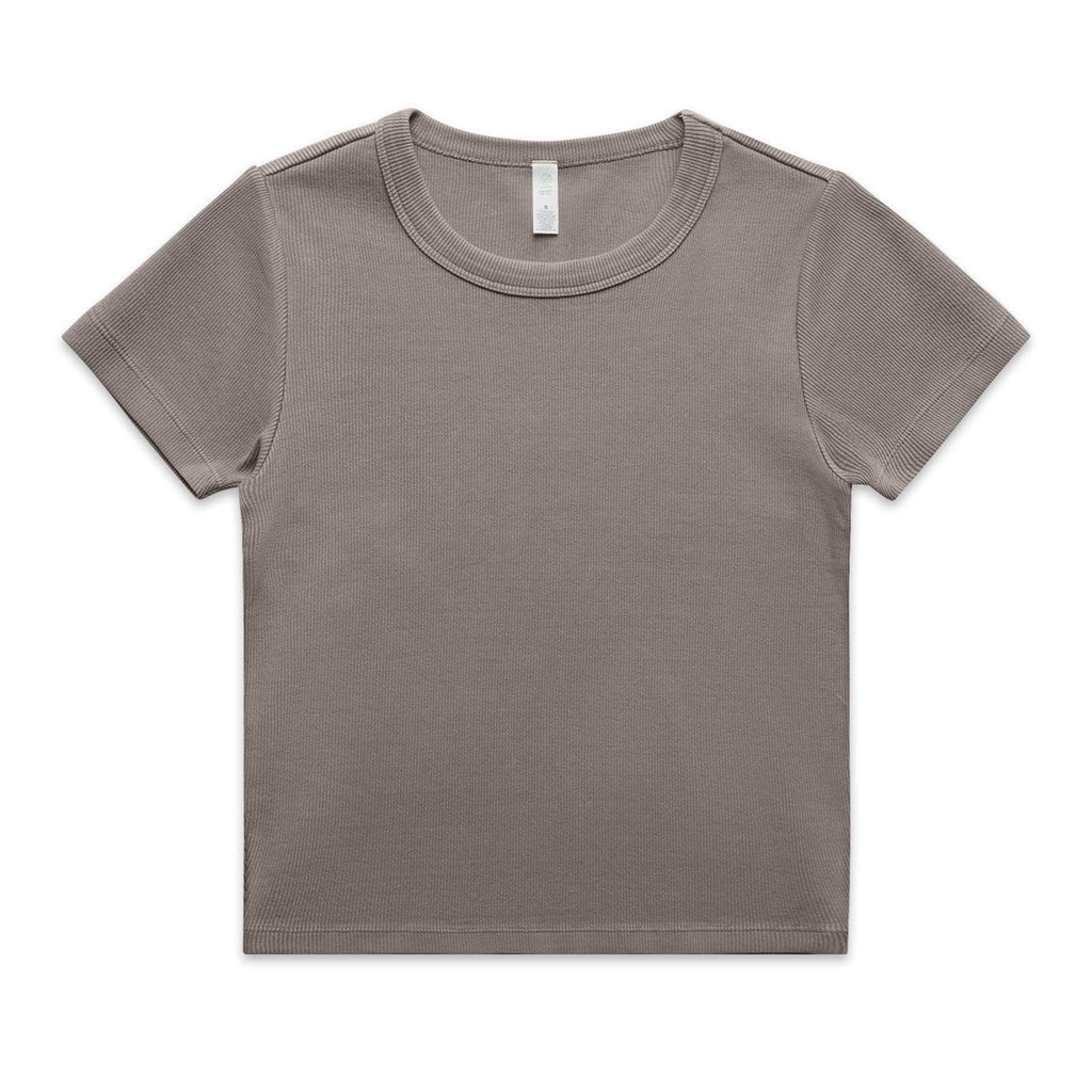 4036 WOS FADED ORGANIC RIB TEE