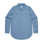 LADIES BLUE DENIM SHIRT - 4042
