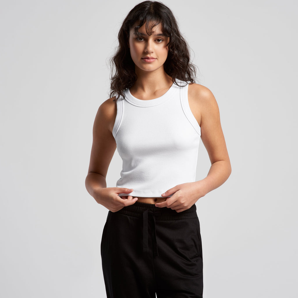 4064G ORGANIC RIB CROP TANK