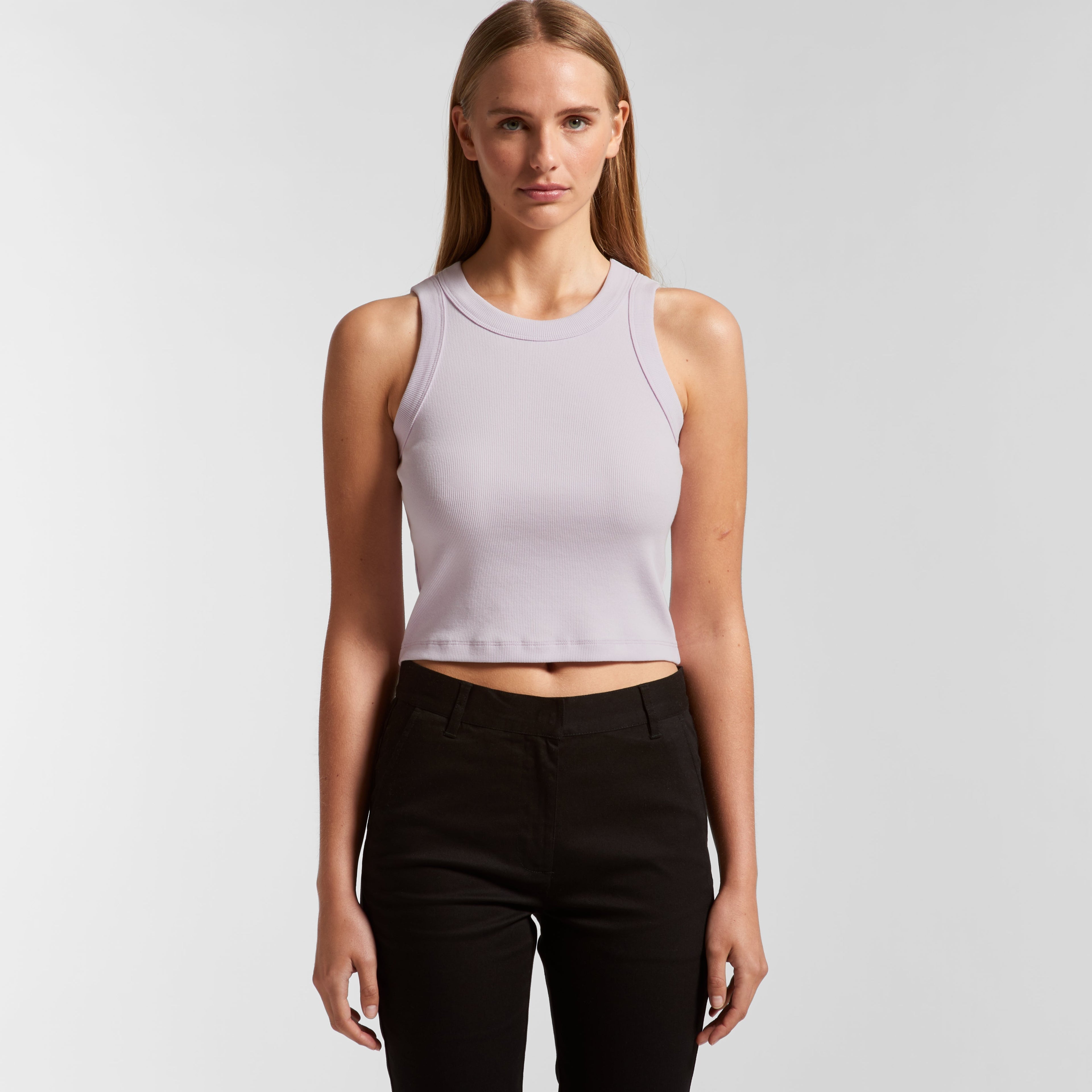 4064G ORGANIC RIB CROP TANK