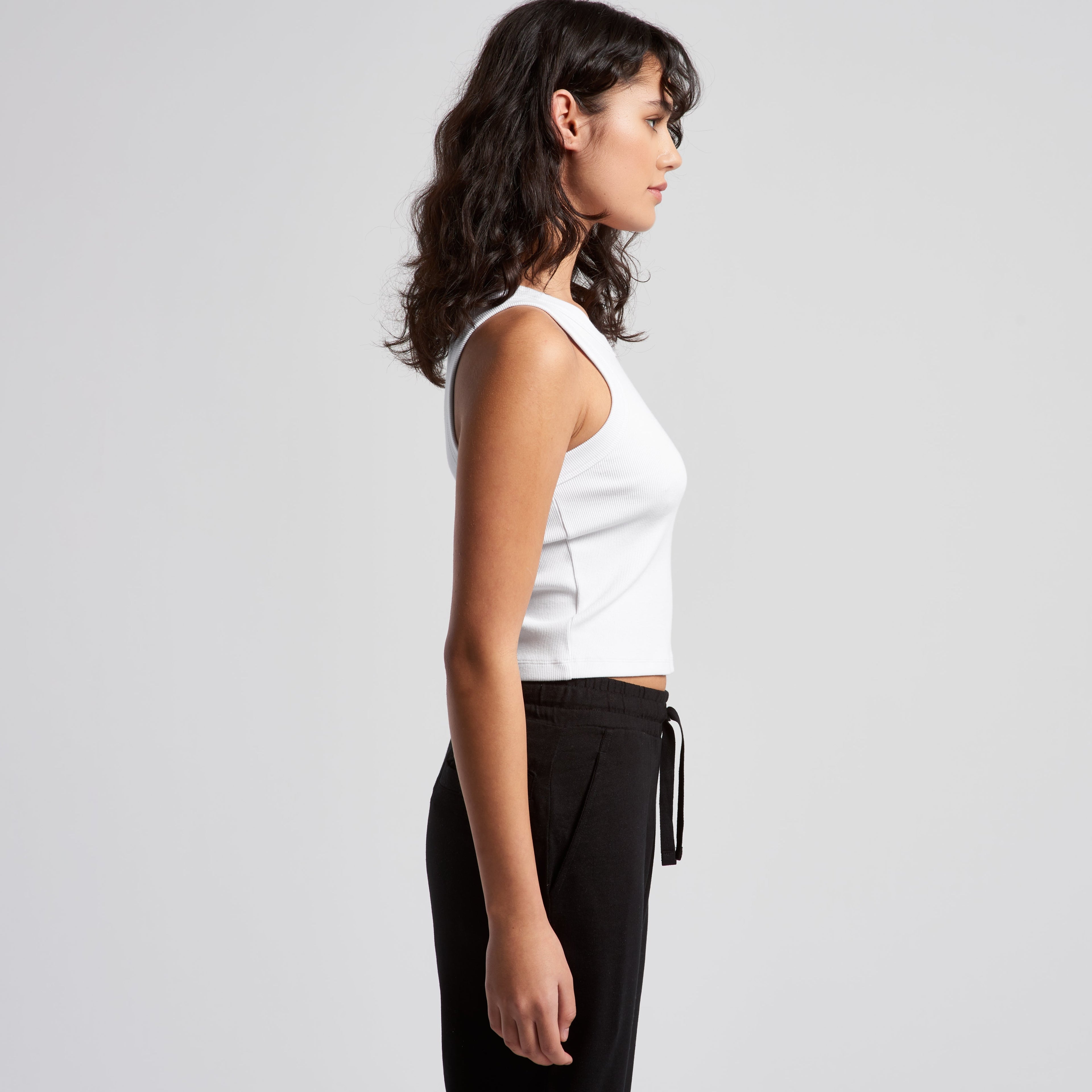 4064G ORGANIC RIB CROP TANK