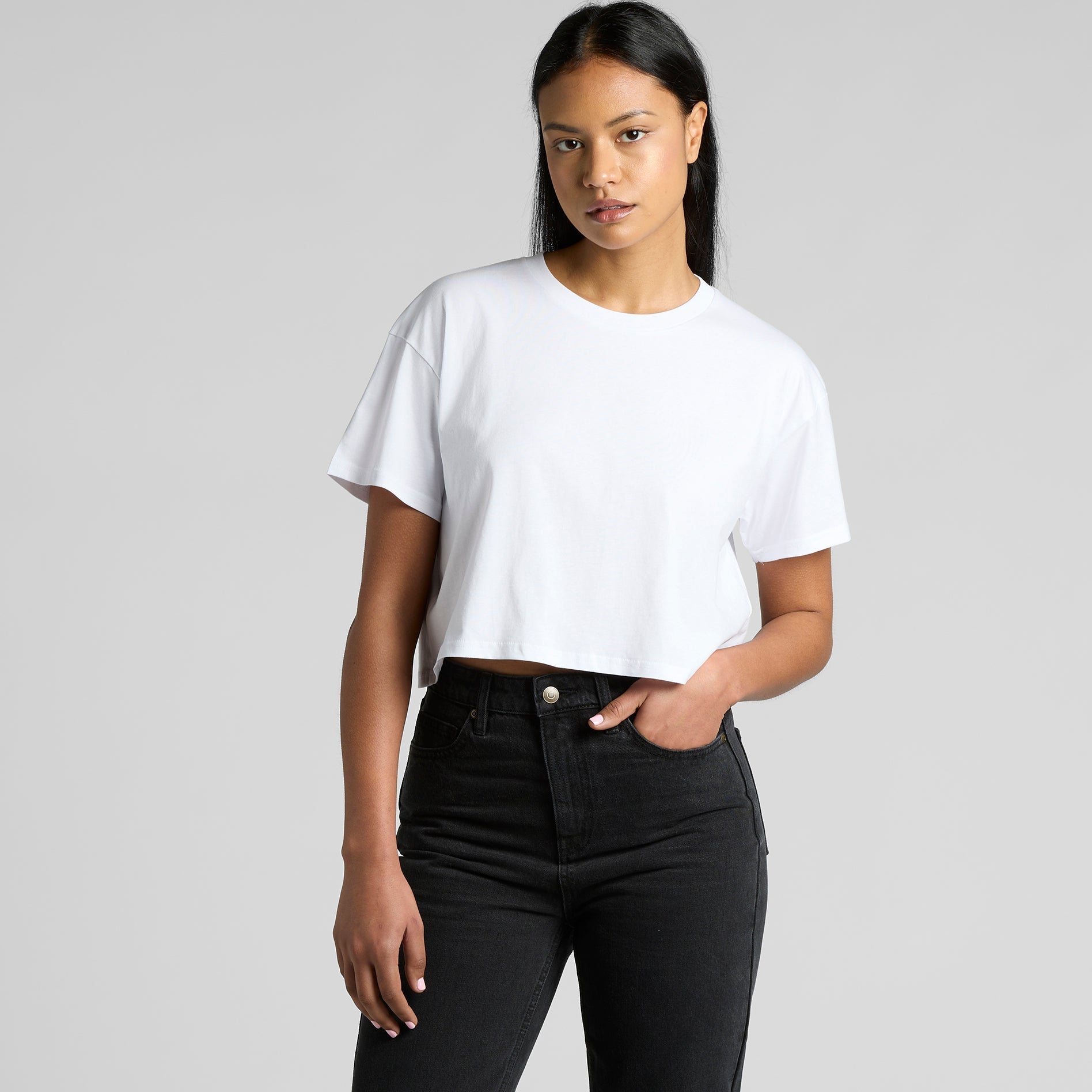 4072 WOS CLASSIC CROP TEE