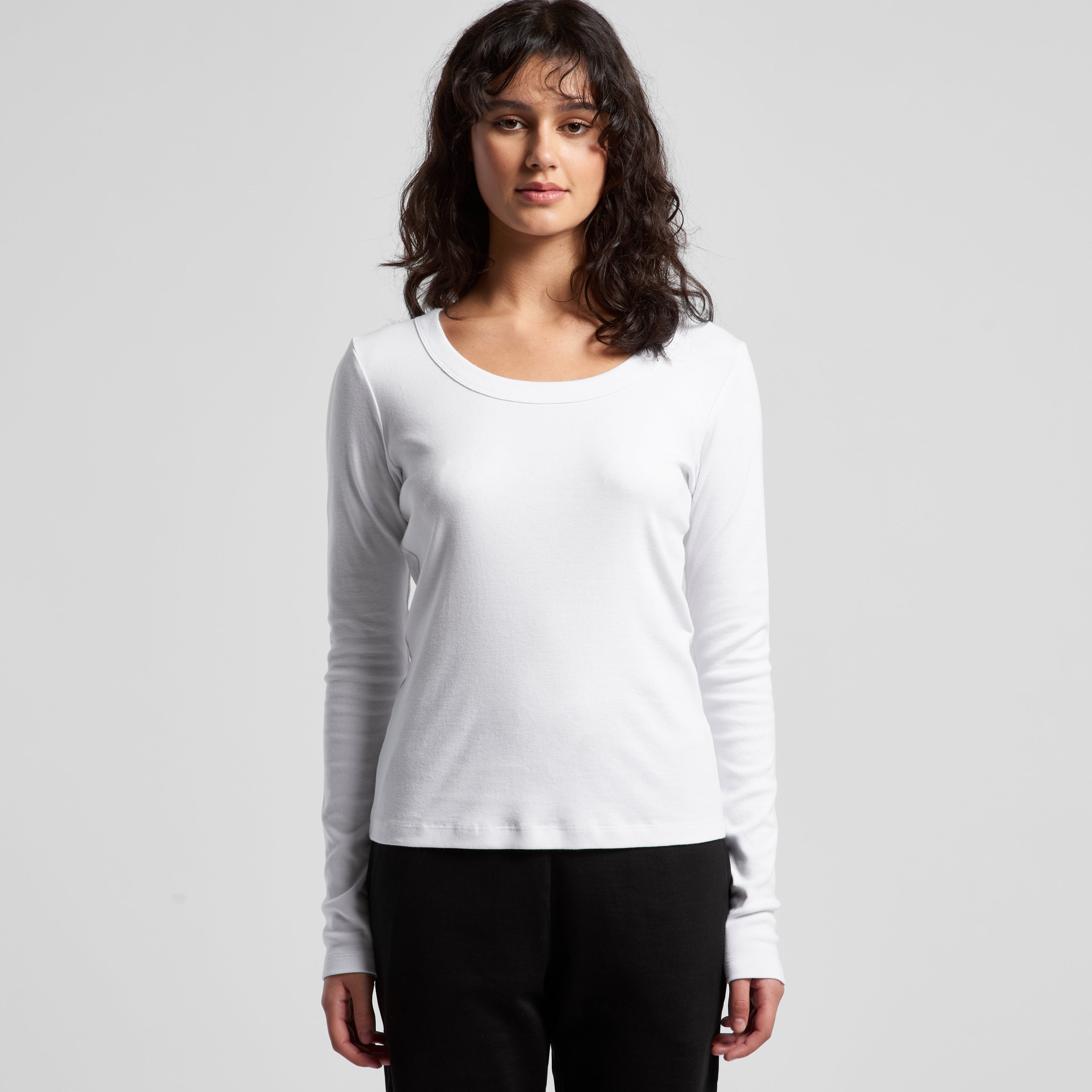 4075 ORGANIC RIB LS TEE