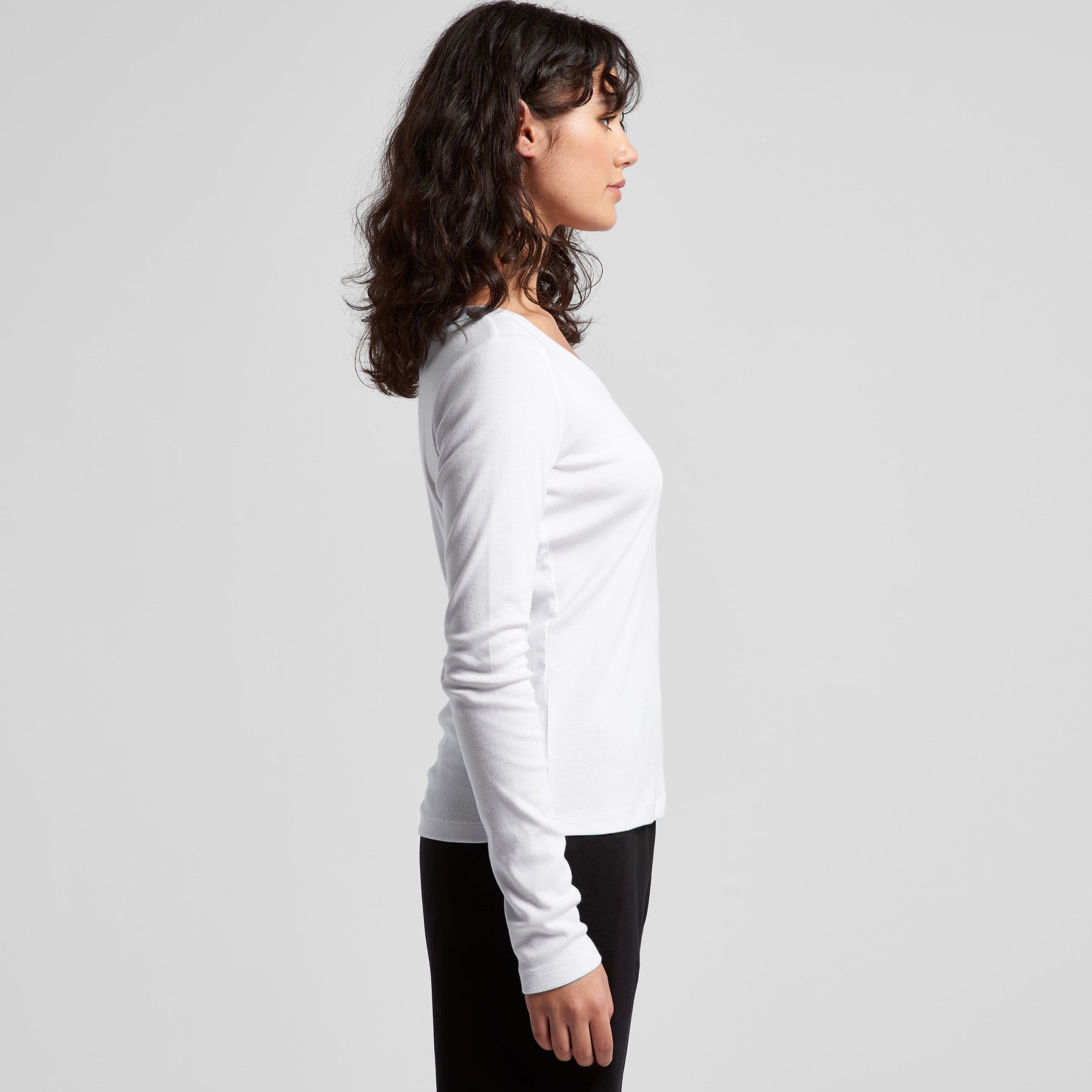 4075 ORGANIC RIB LS TEE