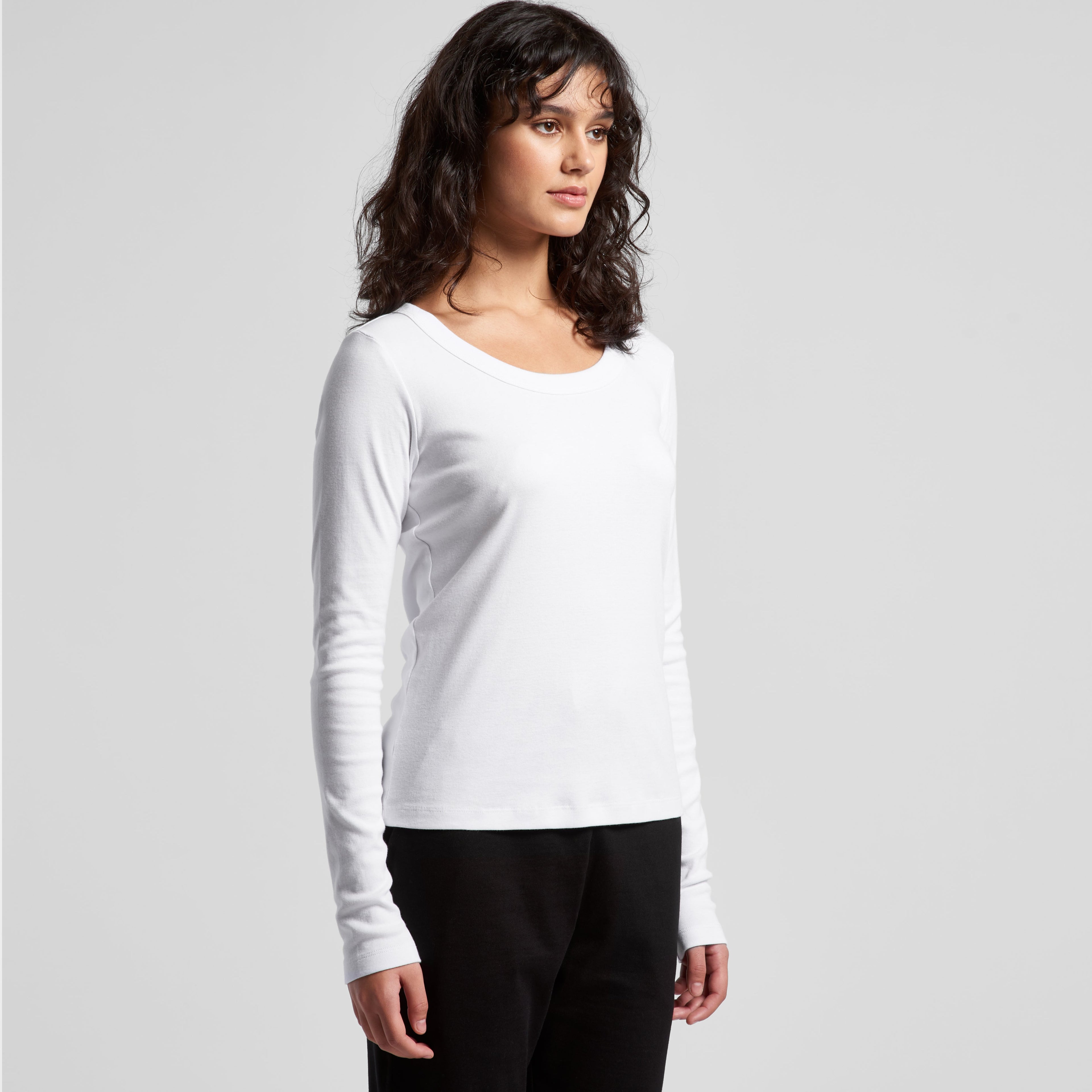 4075 ORGANIC RIB LS TEE