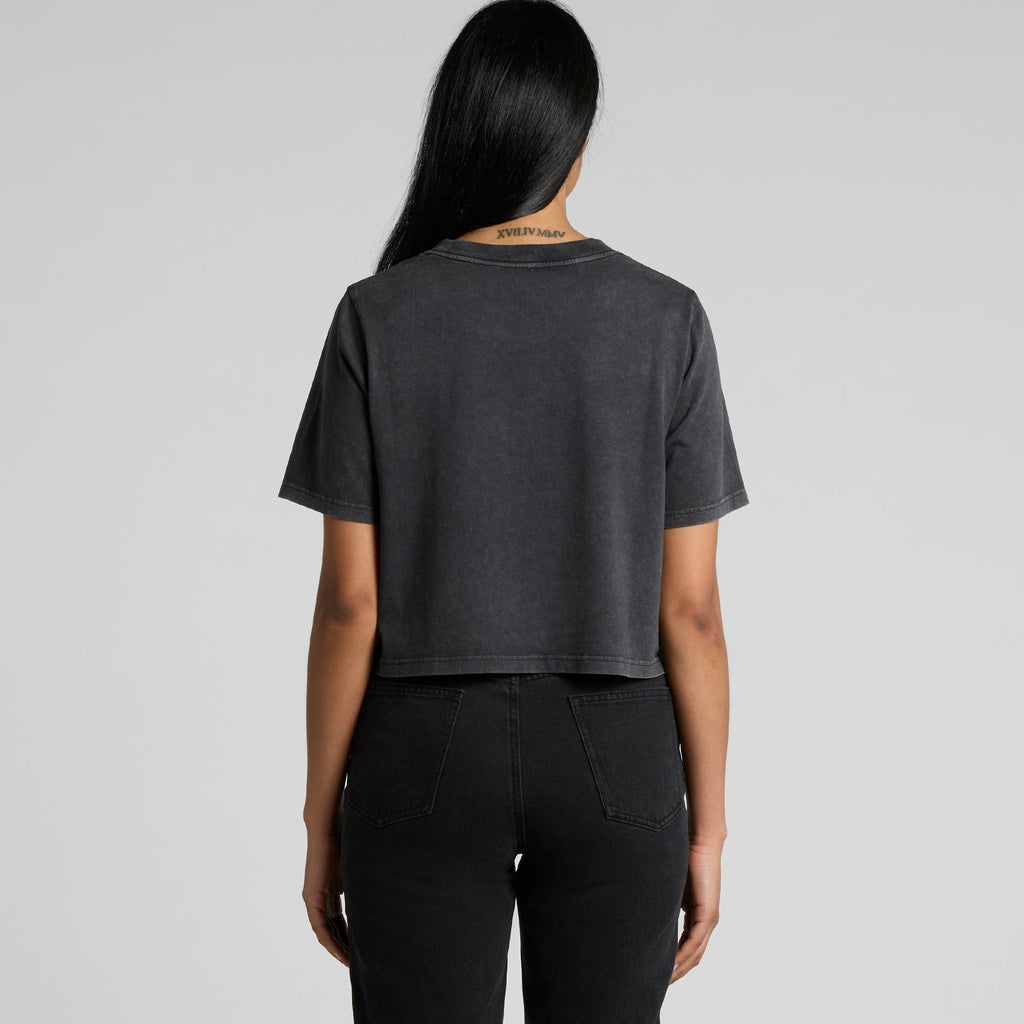 4086 WOS STONE WASH HEAVY CROP