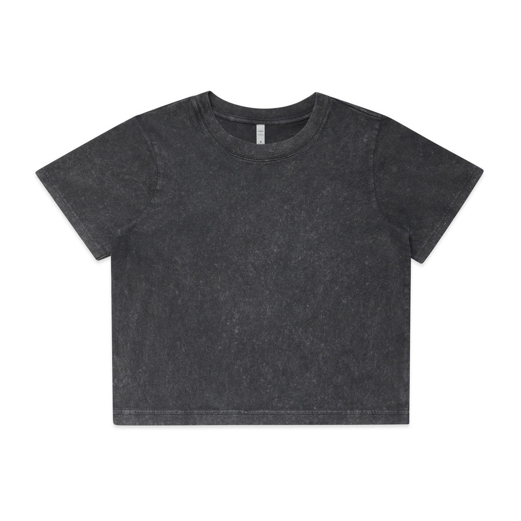 4086 WOS STONE WASH HEAVY CROP