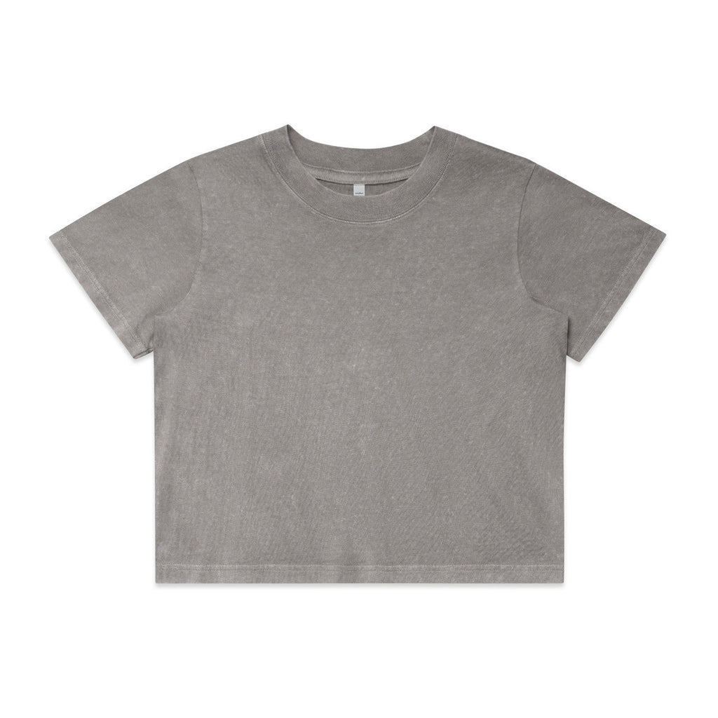 4086 WOS STONE WASH HEAVY CROP