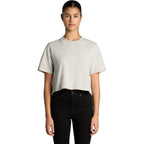 4089 WOS HEAVY FADED CROP TEE