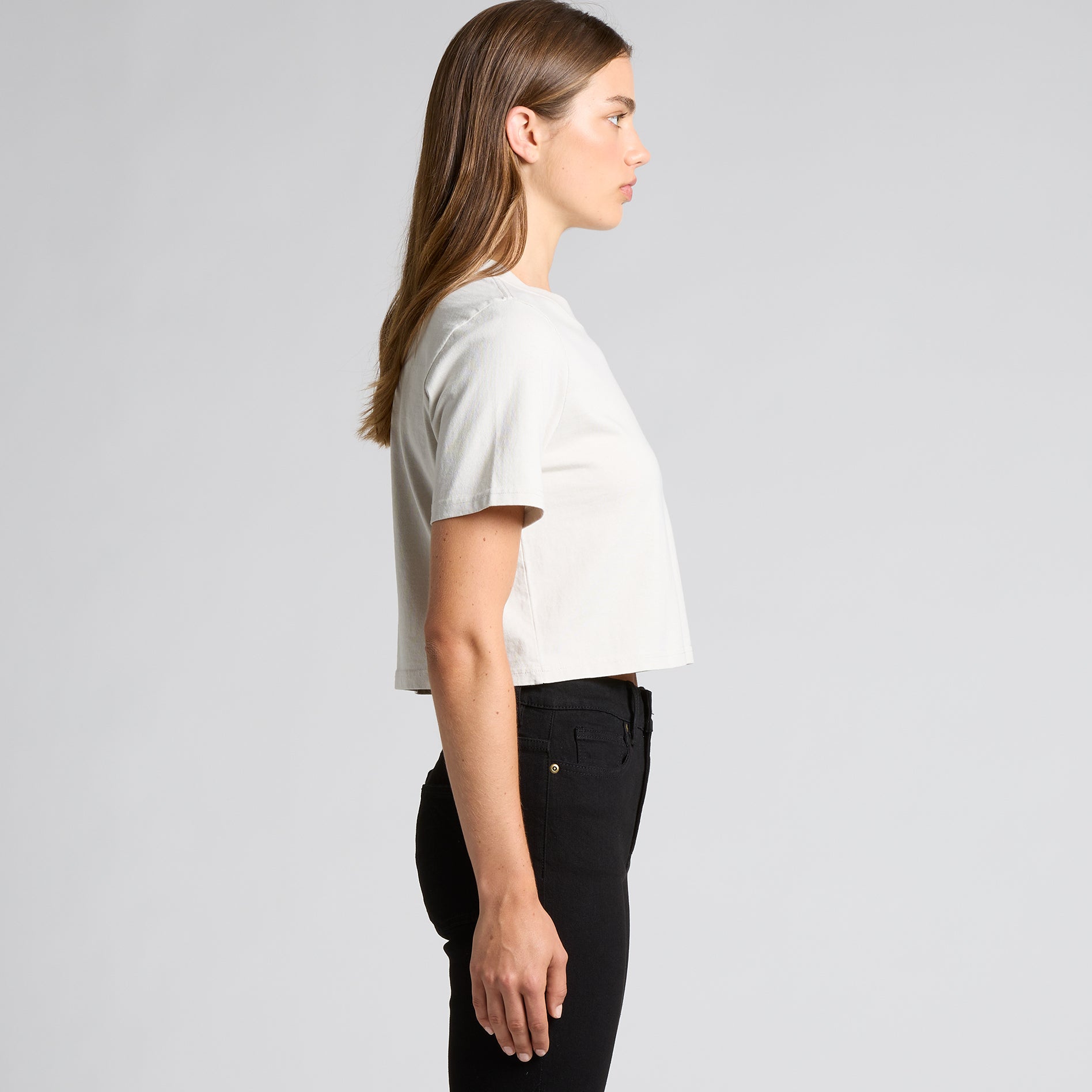 4089 WOS HEAVY FADED CROP TEE