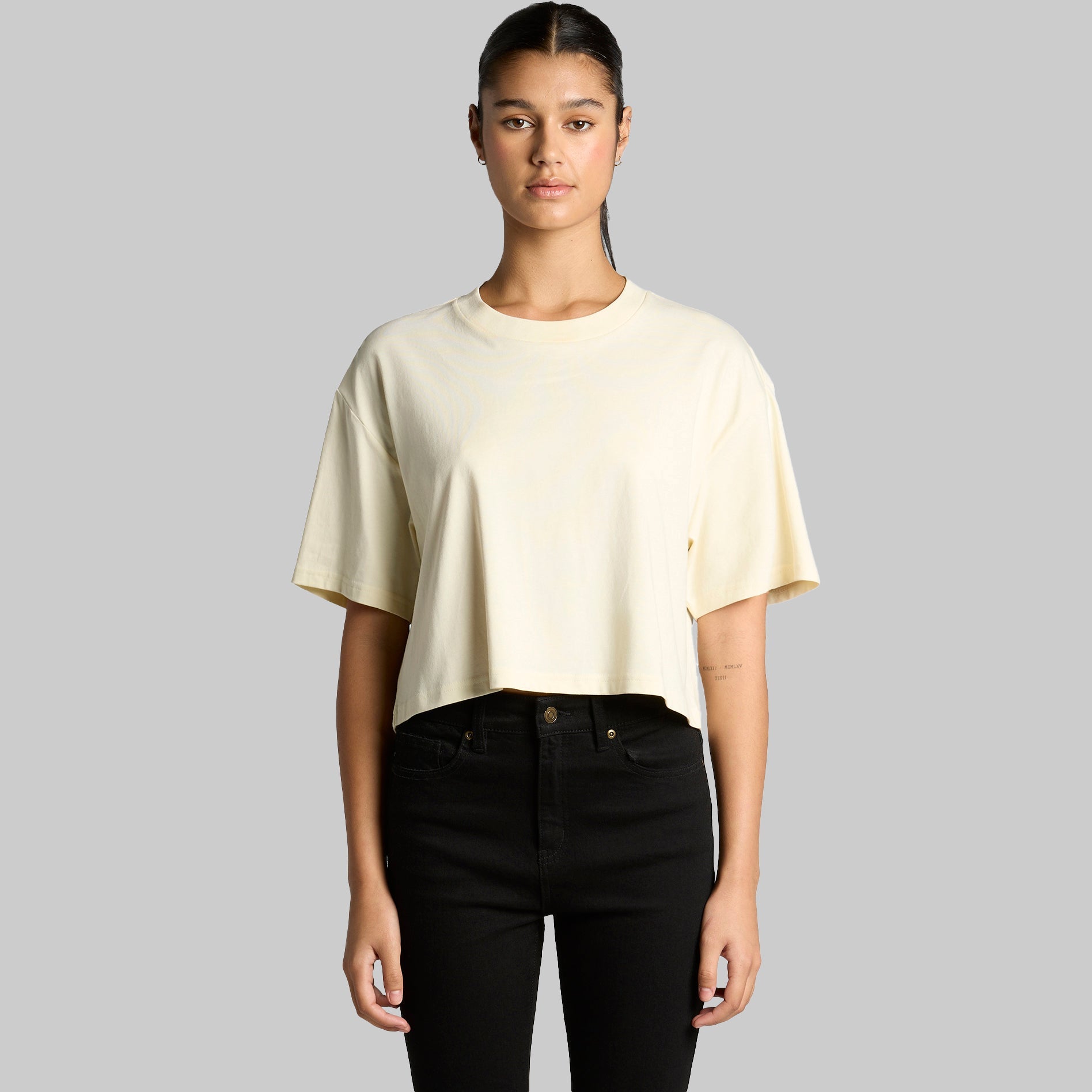 4093 WOS MARTINA CROP TEE
