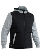 Bisley Flex & Move™ Contrast Puffer Fleece Hooded Jacket - BJ6944