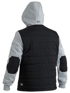 Bisley Flex & Move™ Contrast Puffer Fleece Hooded Jacket - BJ6944