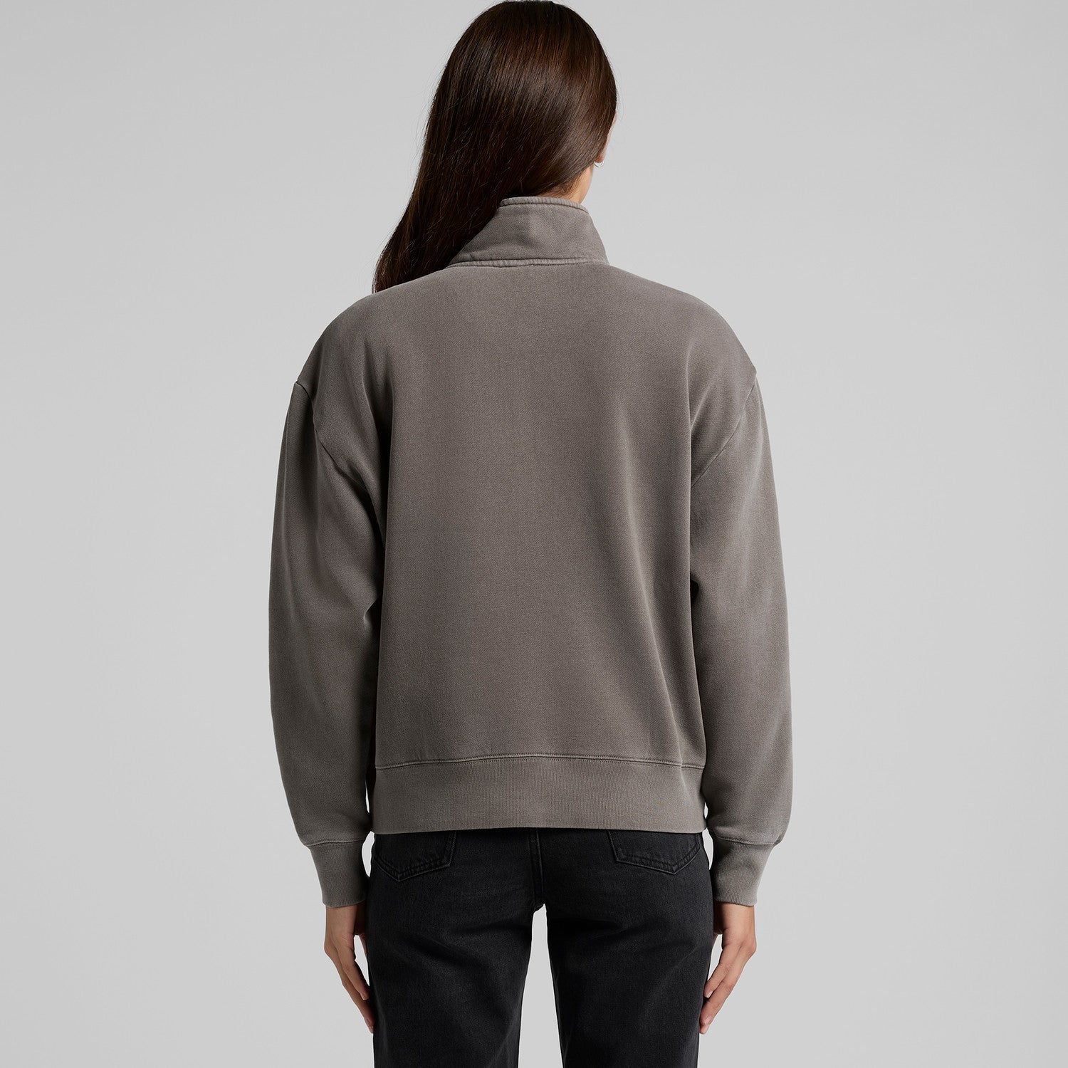 4167 WOS RELAX FADED HALF ZIP