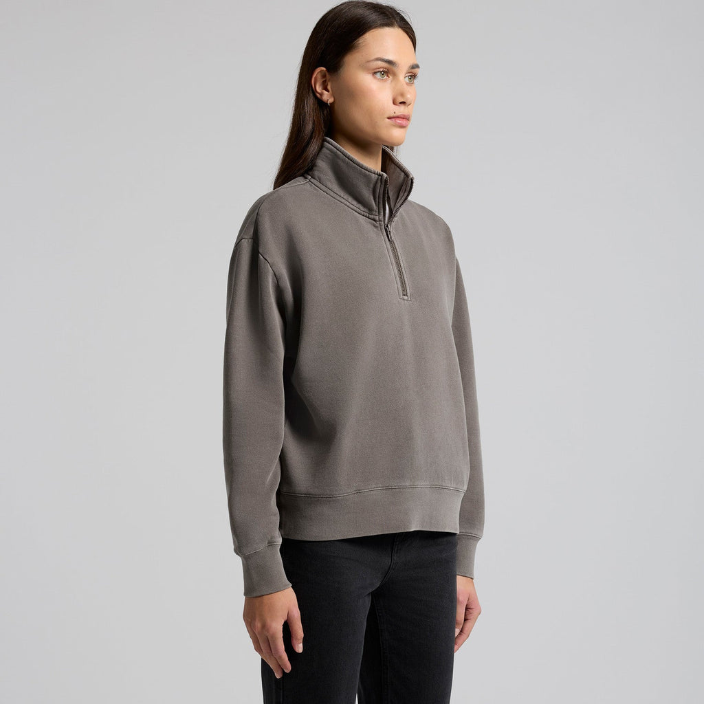 4167 WOS RELAX FADED HALF ZIP